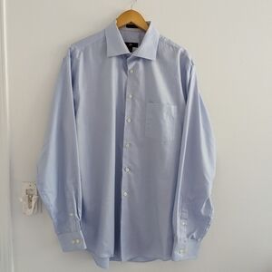 Men's Egara Light Blue Dress Shirt XL Tall